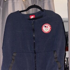 Nike Women's Navy Jacket with Olympic Patch